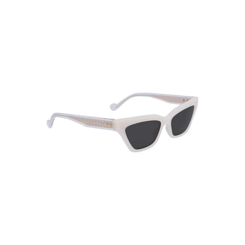 Lunettes de soleil injectées blanches