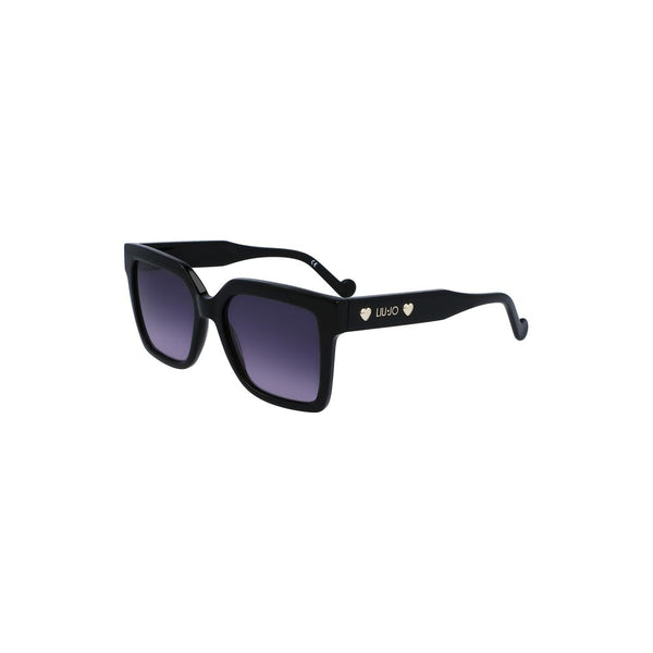 Schwarze Acetat -Sonnenbrille