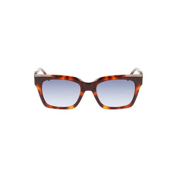 Braune Acetat -Sonnenbrille