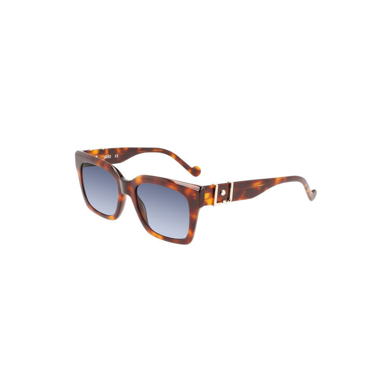 Braune Acetat -Sonnenbrille