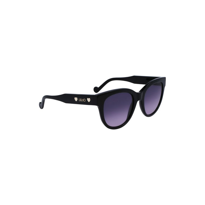 Schwarze Acetat -Sonnenbrille