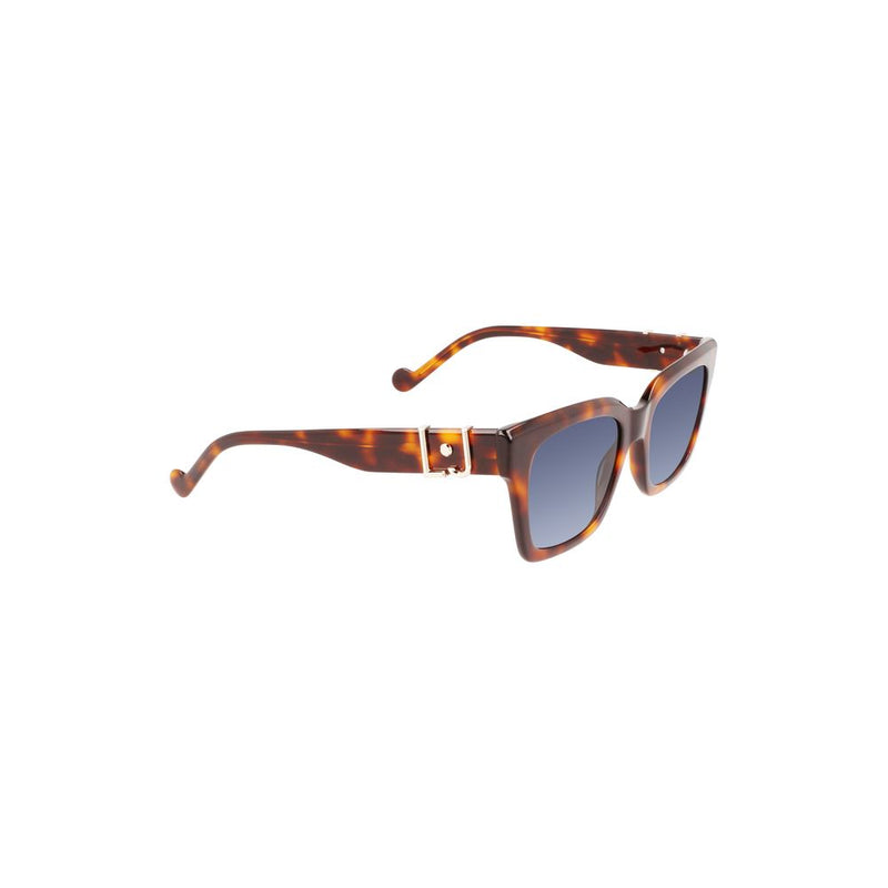 Braune Acetat -Sonnenbrille