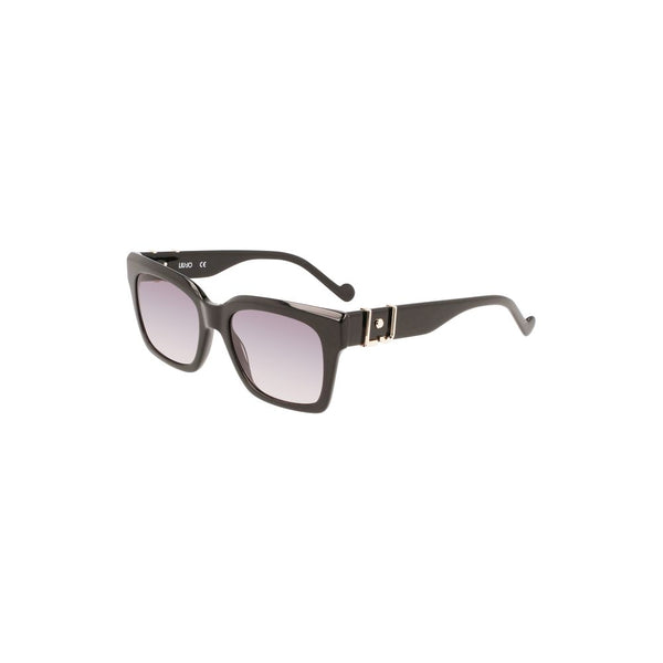 Schwarze Acetat -Sonnenbrille