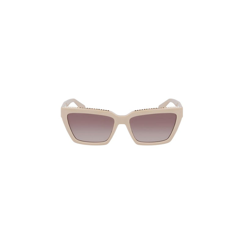 Beige Bio injizierte Sonnenbrille