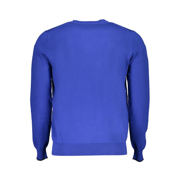 Pull en coton bleu