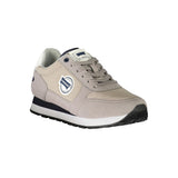 Grauer Polyester -Sneaker