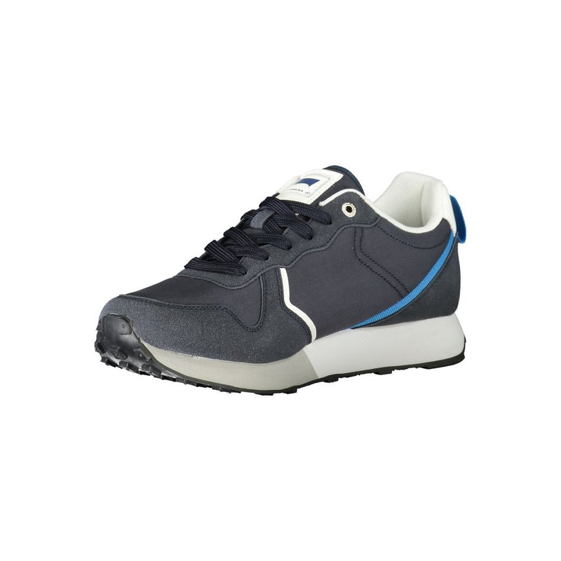 Sneaker en polyester bleu