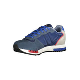 Sneaker en polyester bleu