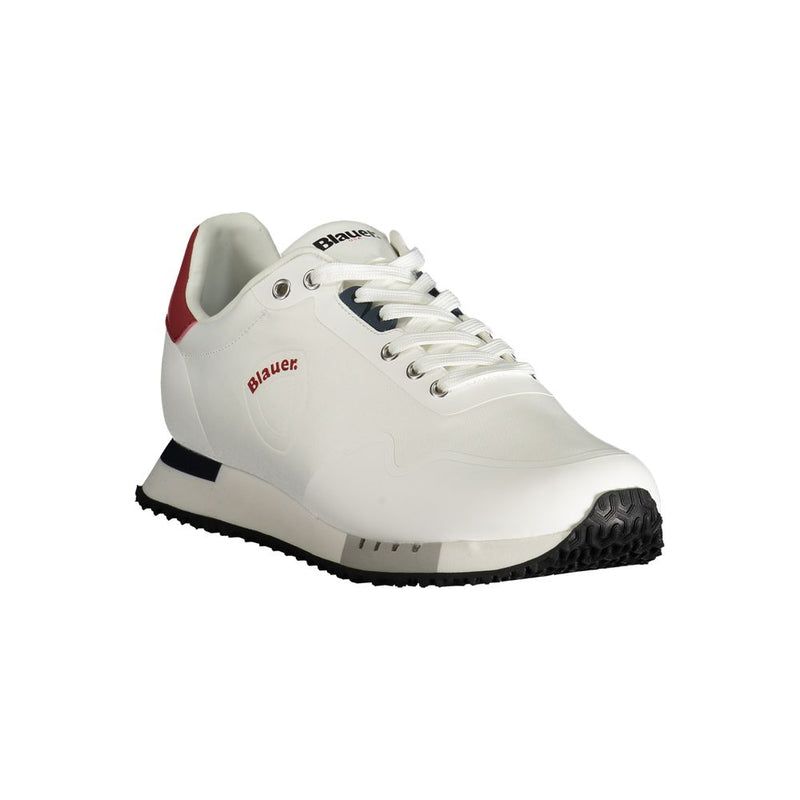 Sneaker en polyester blanc