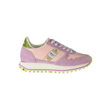 Sneaker en polyester rose