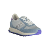 Sneaker en polyester bleu clair