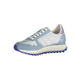 Hellblauer Polyester -Sneaker