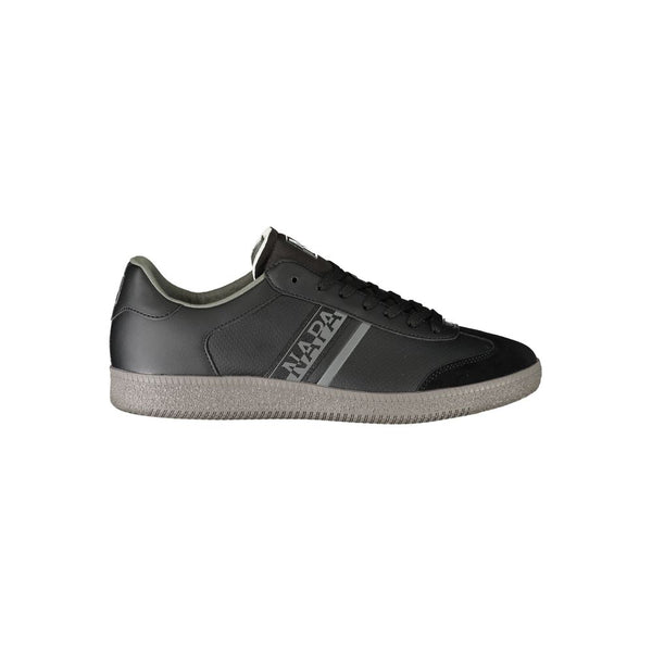 Schwarzer Polyester -Sneaker