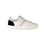 Sneaker in poliestere bianco