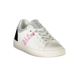 Sneaker in poliestere bianco