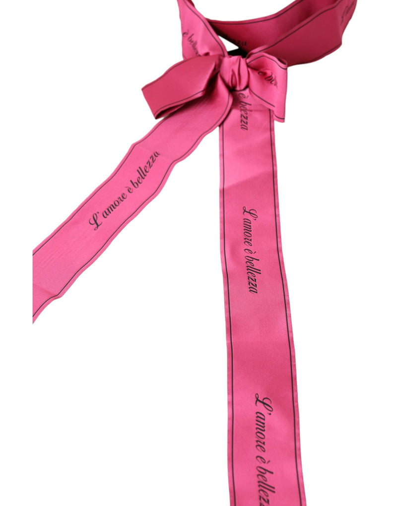 Pink L'Amore E'Bellezza Belt Belt