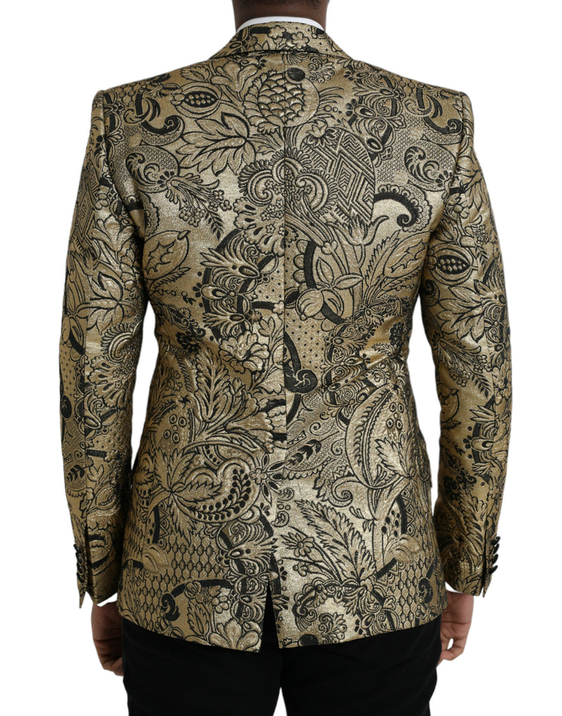 Oro sicilia jacquard blazer