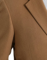 Brown Cashmere 2 -Stück Single Breasted Anzug