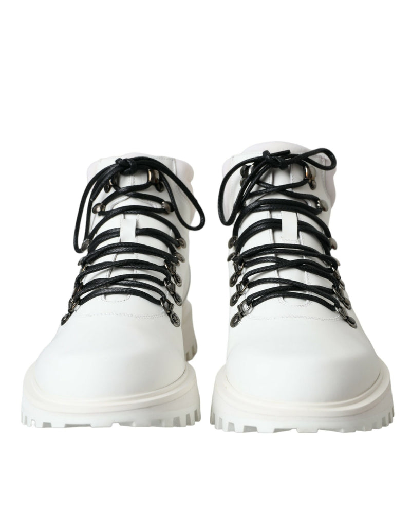 Vulcano White Trekking Men Ankle Boots Scarpe