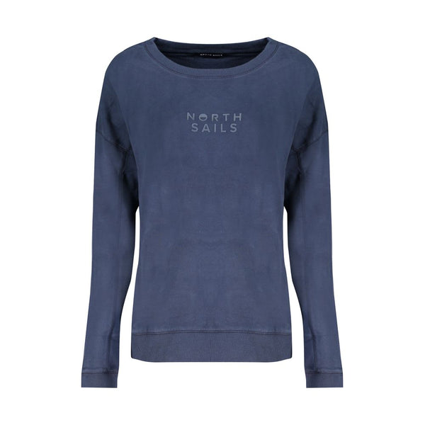 Pull en coton bleu