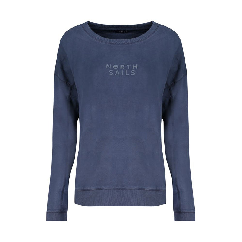 Maglione di cotone blu