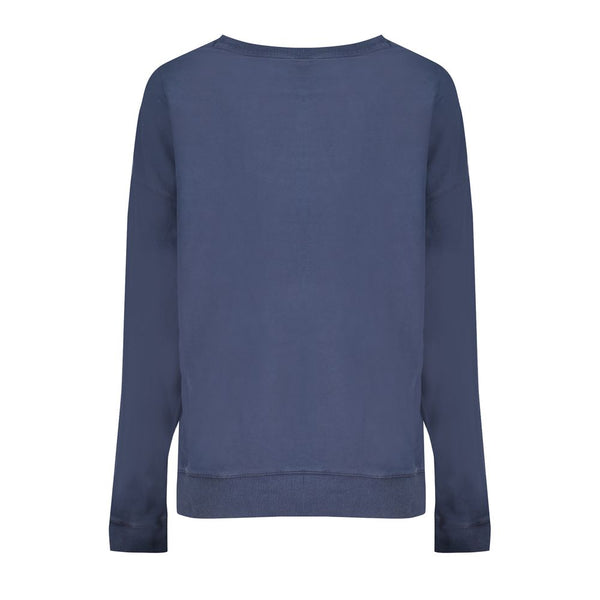 Maglione di cotone blu