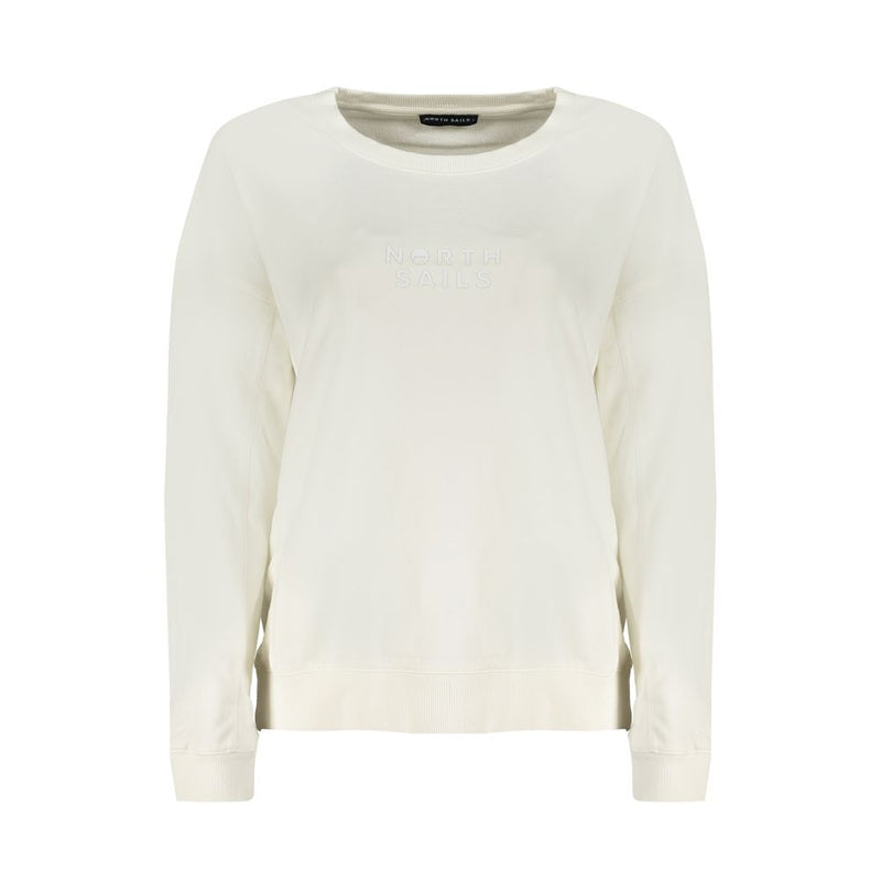 Maglione di cotone bianco