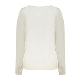 Maglione di cotone bianco