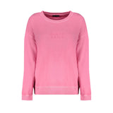 Maglione di cotone rosa