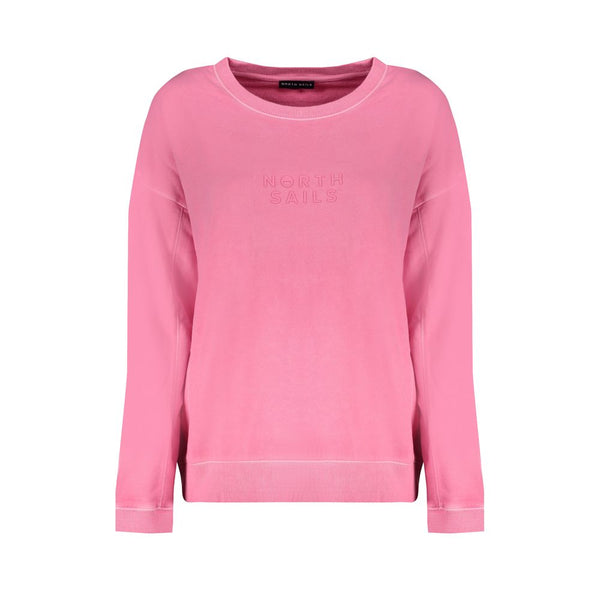 Maglione di cotone rosa