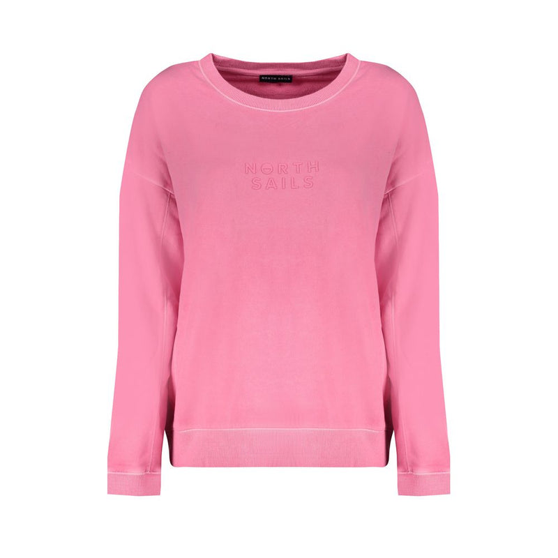 Maglione di cotone rosa