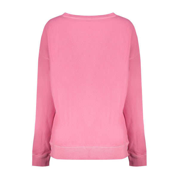 Maglione di cotone rosa