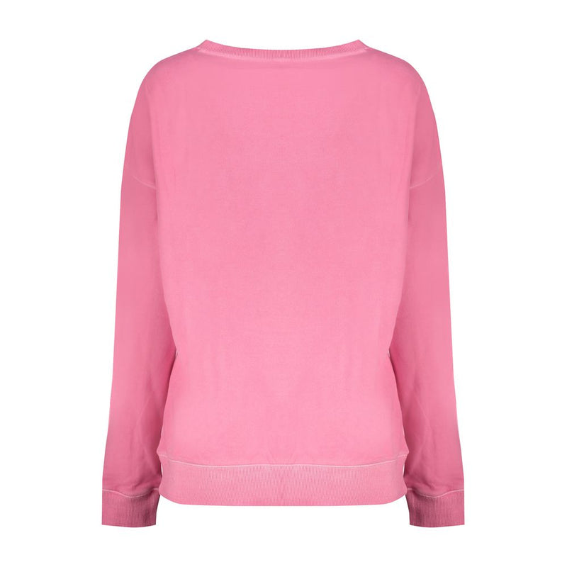 Maglione di cotone rosa