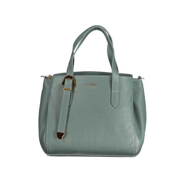 Bolso de cuero verde