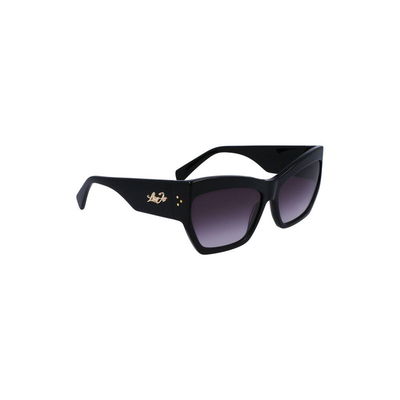 Schwarze Acetat -Sonnenbrille