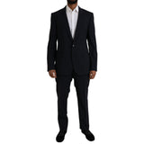 Blue Martini Wool Formal 2 Piece Suit