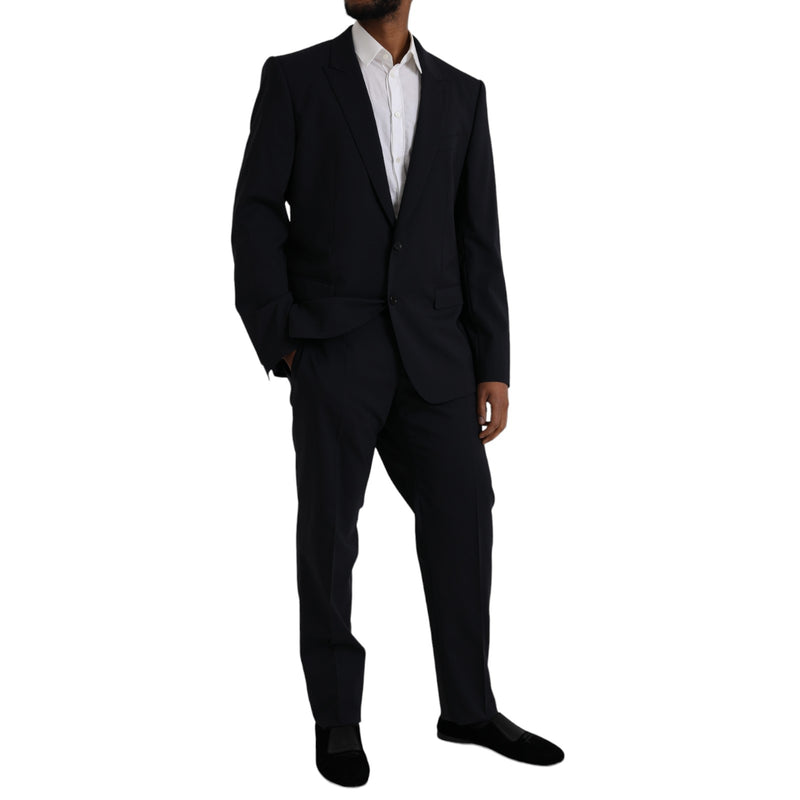 Blue Martini Wool Formal 2 Piece Suit