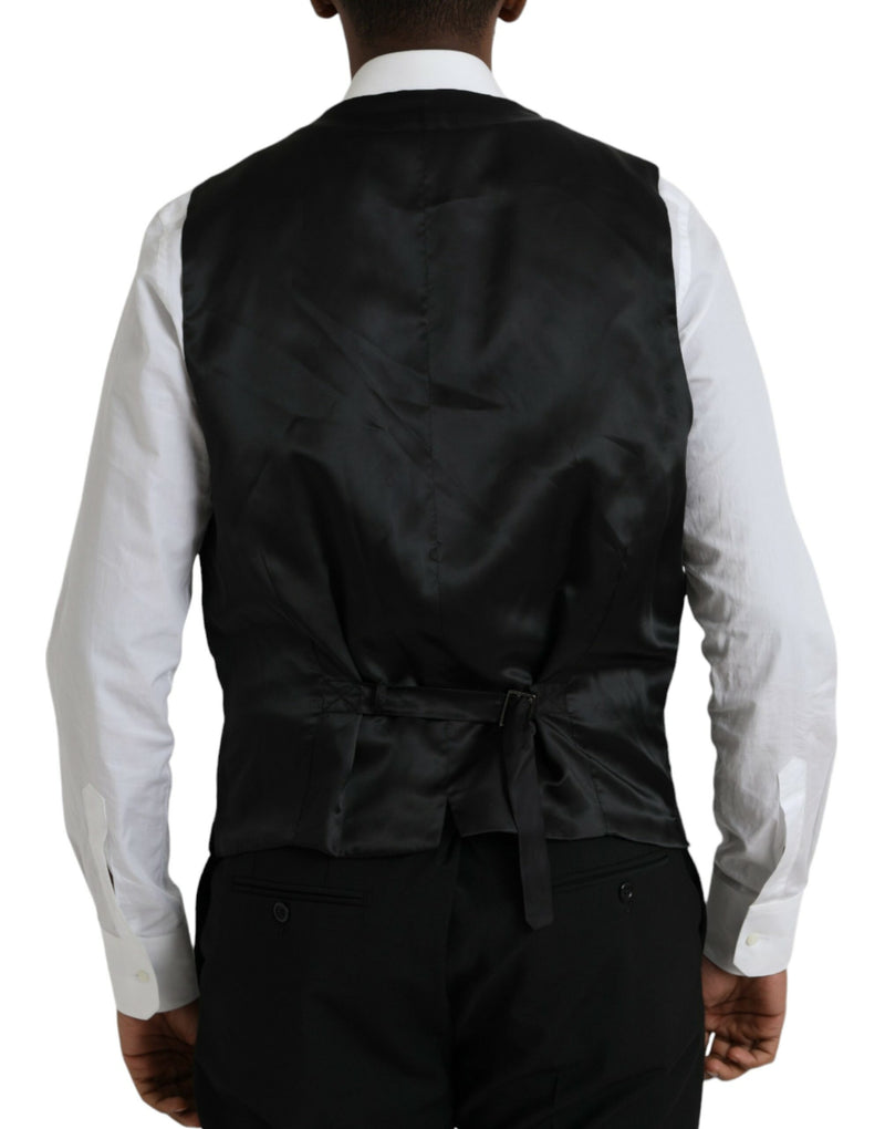 Schwarzes Polyester Staff Formal 3 -teiliges Anzug