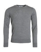 Aschegrau Woll Crew Neck Pullover Pullover