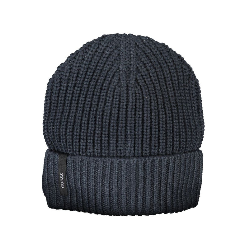 Cappelli in tessuto blu e cappuccio