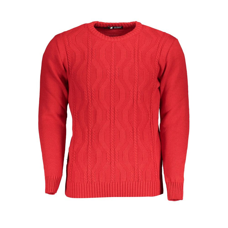 Pull en tissu rouge