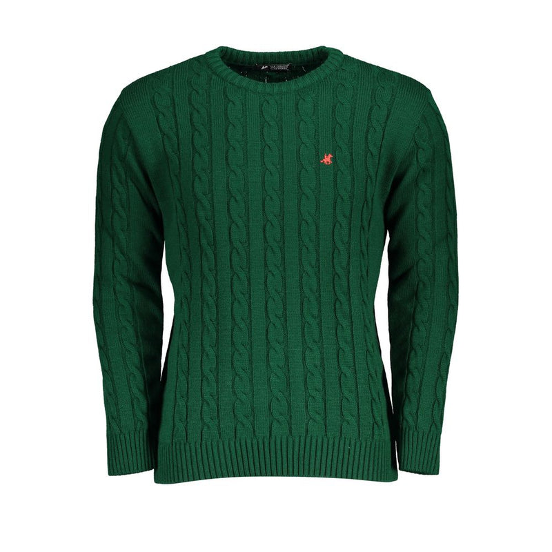 Maglione in tessuto verde