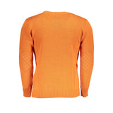 Pull en tissu orange