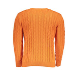 Pull en tissu orange