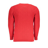 Pull en tissu rouge