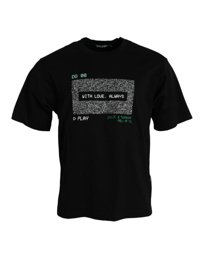 T-shirt Black with Love Tware