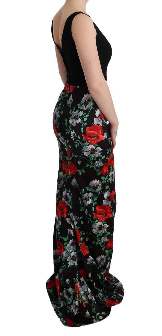 Elegante vestido de vaina floral