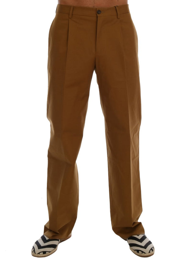 Elegante braune formale Hose für Männer