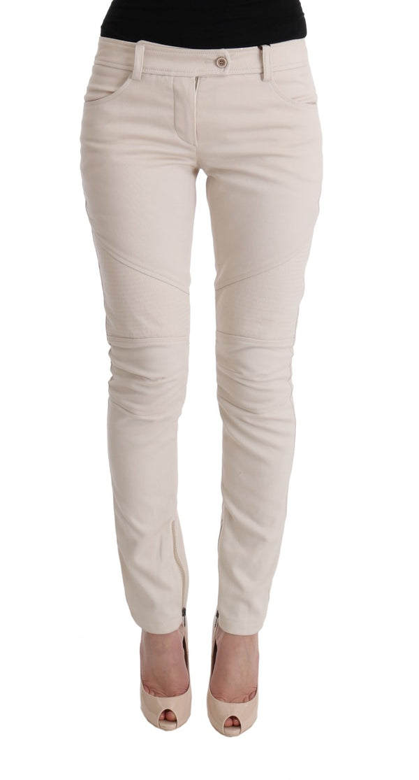 Tesoro Chic White Slim Fit Denim