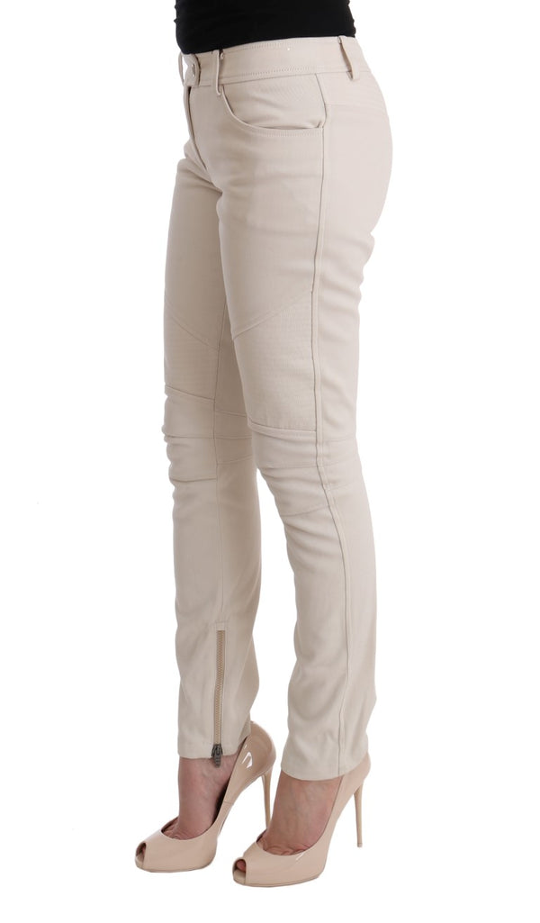 Tesoro Chic White Slim Fit Denim